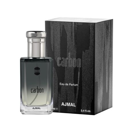 Carbon Eau de Parfum 100ml, a bold blend of spicy, woody, and musky notes, offering a long-lasting fragrance perfect for evening wear and special occasions.