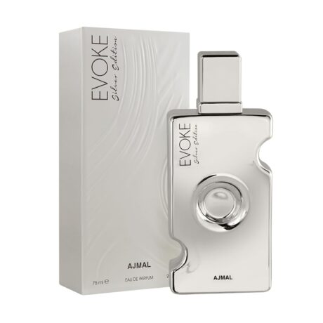 Evoke Silver Edition Her Eau de Parfum 75ml, a refreshing blend of fruity, floral, and musky notes, offering a long-lasting fragrance perfect for daily wear, special occasions, and evening outings.