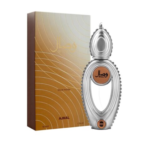 Wisal Eau De Parfum (50 ML) – A sophisticated blend of floral and woody notes, ideal for day and night wear. A perfect balance of freshness and warmth.