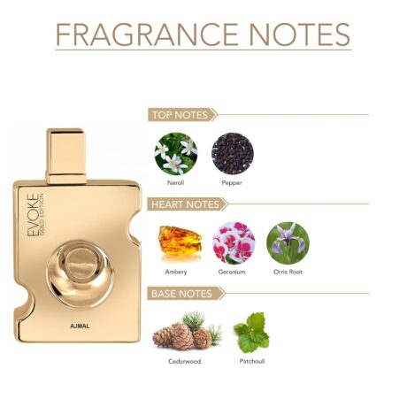 EVOKE GOLD EDITION HIM EDP 90ML notes