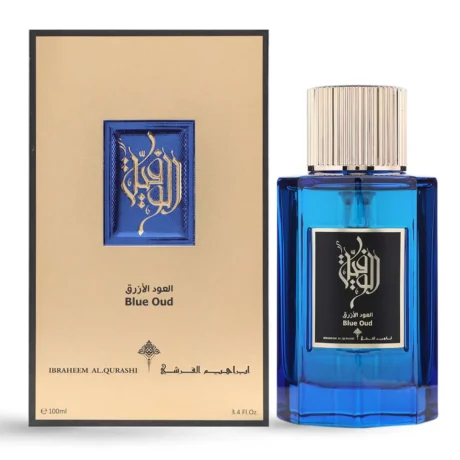 Ibraheem Al Qurashi Blue Oud Eau De Parfum 100ml bottle for unisex